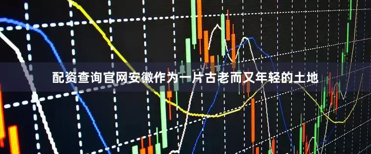 配资查询官网安徽作为一片古老而又年轻的土地