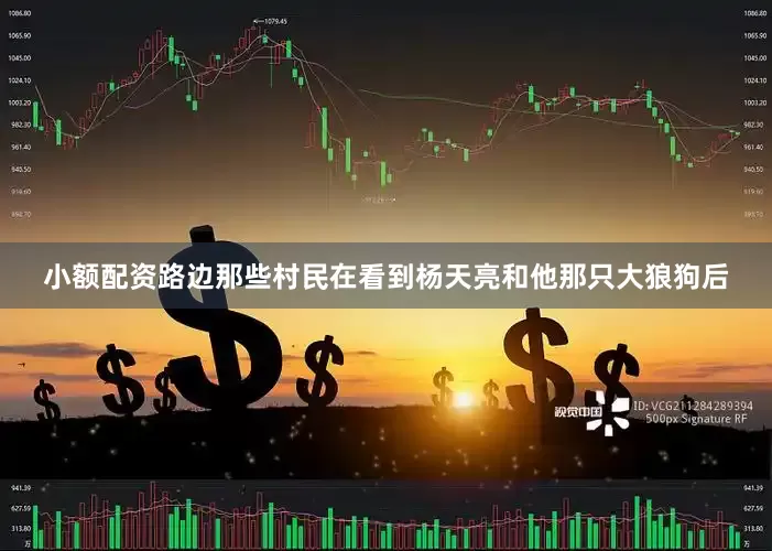 小额配资路边那些村民在看到杨天亮和他那只大狼狗后